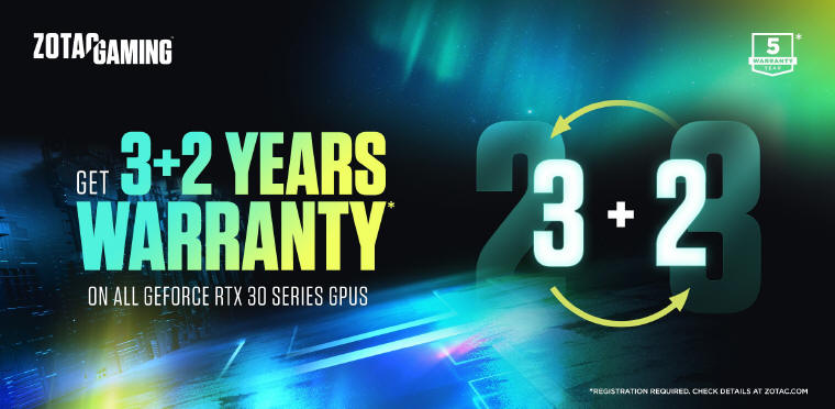 ZOTAC wydłuża standardową gwarancję do 3 lat
