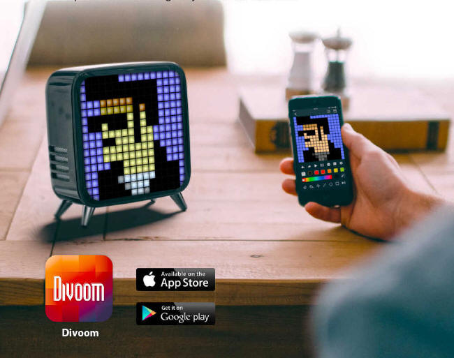 Divoom Pixel Art oraz Caffé line