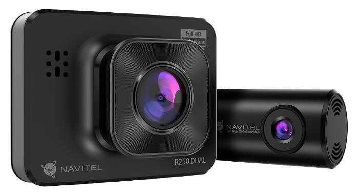 NAVITEL R250 DUAL – nagrywanie podwjnego obrazu podczas jazdy 