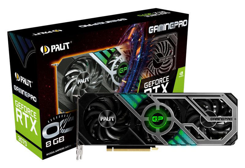 Palit ogłosił sugerowane ceny nowych kart z rodziny RTX 3070