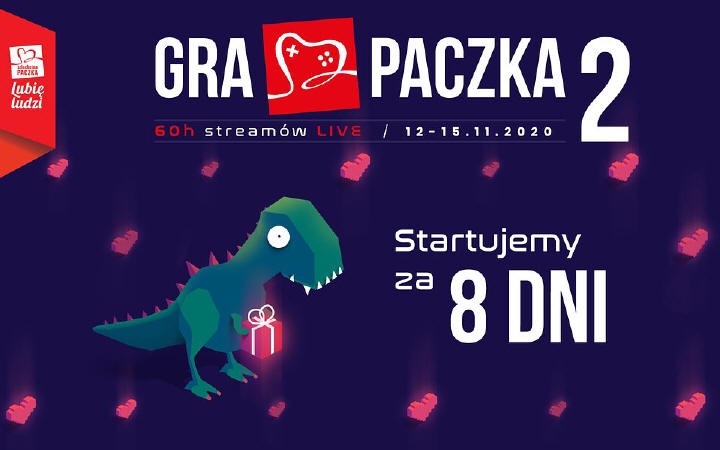 Final countdown! Charytatywny stream Gra Paczka, ju za kilka dni