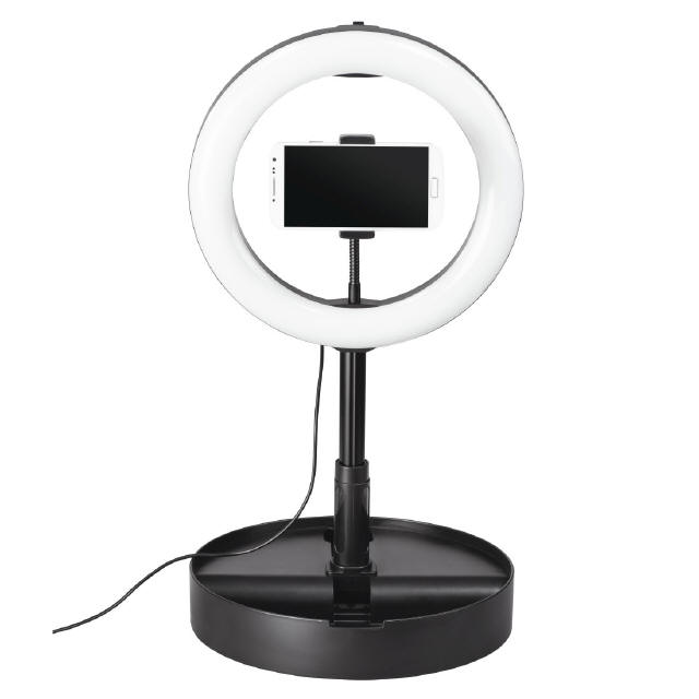 lampa pierścieniowa HAMA z uchwytem do smartfona