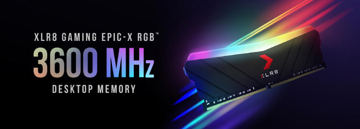 PNY XLR8 Gaming EPIC-X RGB DDR4 3600MHz