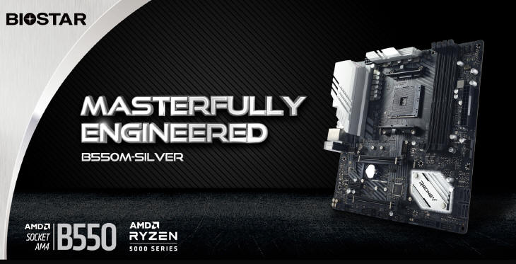 BIOSTAR B550M-SILVER dla Ryzenów