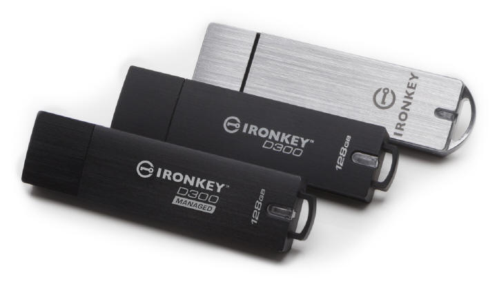 Pamięć Kingston USB Flash IronKey D300 z certyfikatem NATO