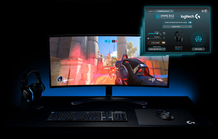 Logitech G ogasza wsparcie dwiku przestrzennego od Embody