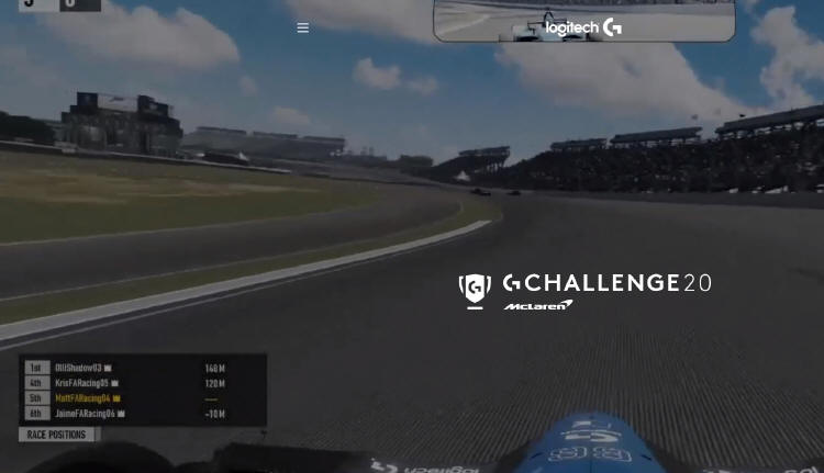 Logitech G ogłasza Logitech McLaren G Challenge 2020