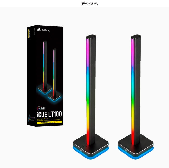 CORSAIR iCUE LT100 - nowe oświetlenie ambientowe