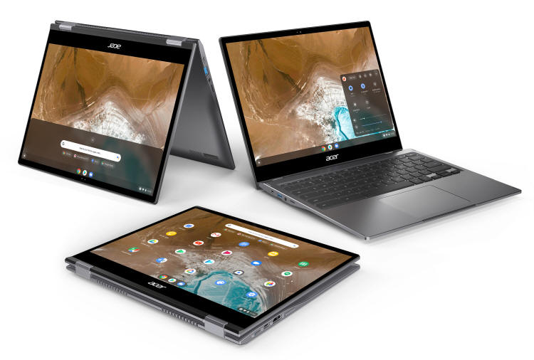 Acer Chromebook Spin 713 z obracanym wyświetlaczem 2K