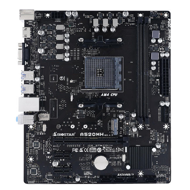 BIOSTAR - Micro-ATX A520MH V6.0