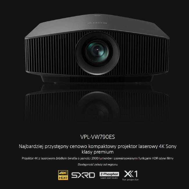 Sony - nowe projektory kina domowego 4K