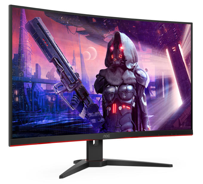 AOC - dwa nowe zakrzywione monitory 32” z odświeżaniem 165 Hz