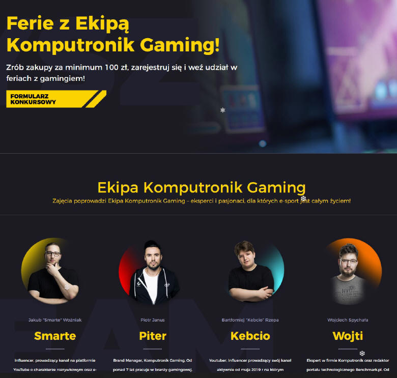 Komputronik - Ferie z Gamingiem!