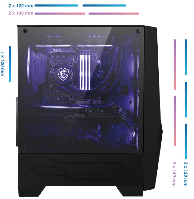 MSI MAG Forge – niedrogie i przewiewne obudowy z RGB