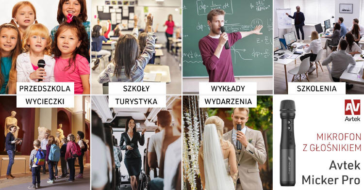 Avtek Micker Pro – bezprzewodowy mikrofon z głośnikami