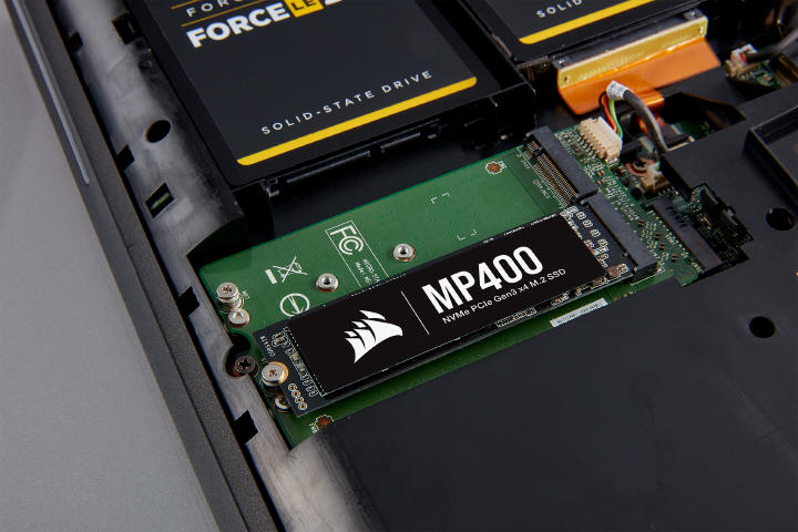 CORSAIR MP400 – SSD M.2 NVMe z pamici 3D QLC NAND