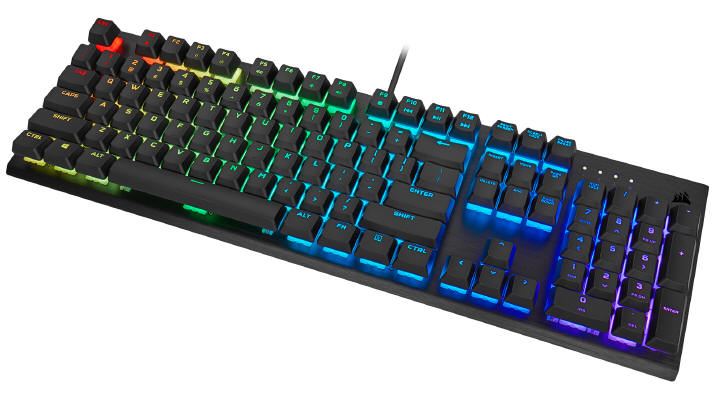 CORSAIR K60 RGB PRO z nowymi przecznikami CHERRY MX