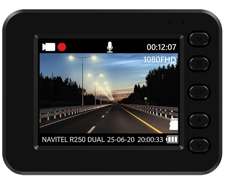 NAVITEL R250 DUAL – nagrywanie podwójnego obrazu podczas jazdy