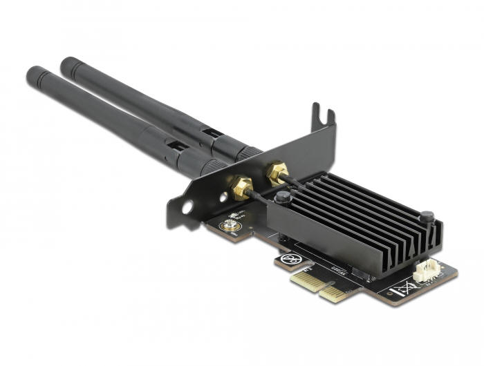 Delock 89049 - karta WLAN z obsługą WiFi 6 i Bluetooth 5.1