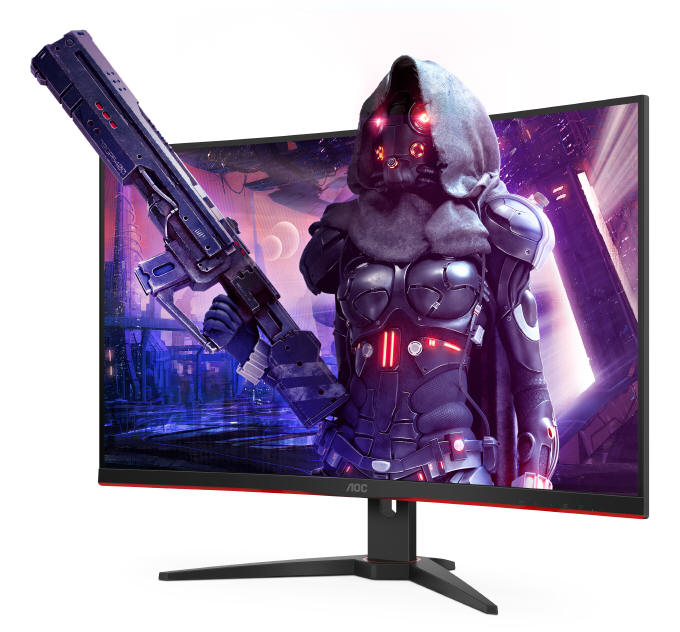 AOC - dwa nowe zakrzywione monitory 32” z odświeżaniem 165 Hz