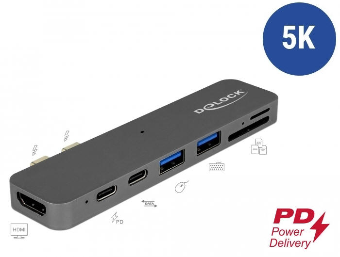 Delock 88739 i 87740 - stacje dokujące do MacBooków