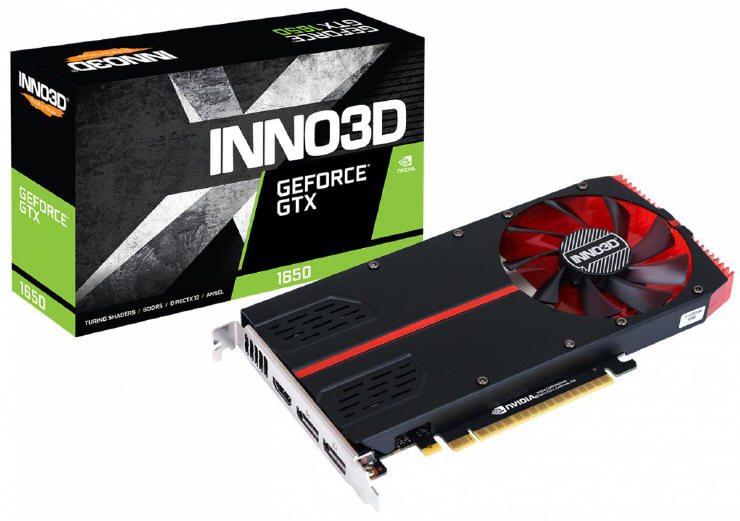 Inno3D GeForce GTX 1650 Single Slot