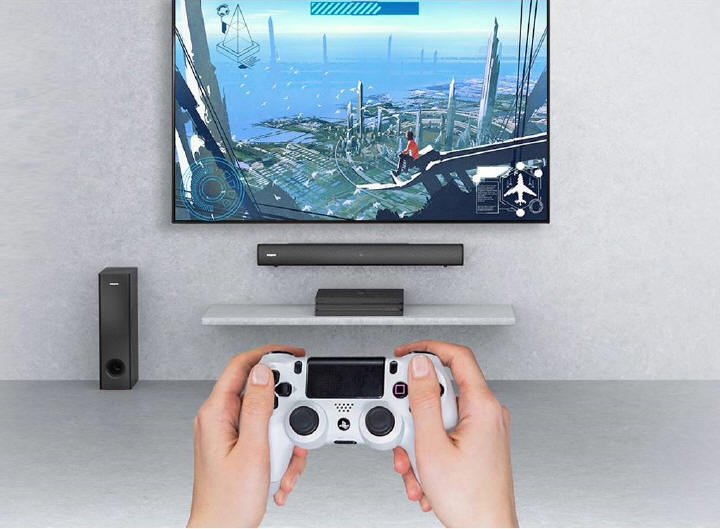 Creative Stage V2 - Soundbar z TV ARC, Surround i Clear Dialog