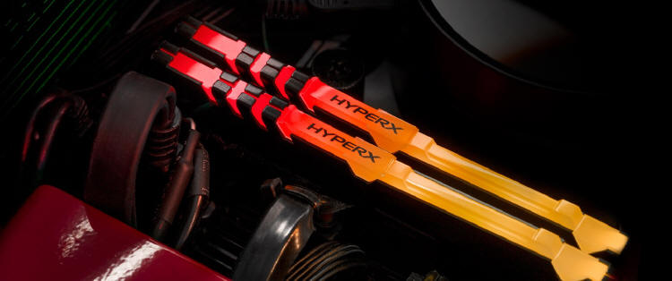 HyperX przedstawia nowe moduły pamięci FURY DDR4 RGB