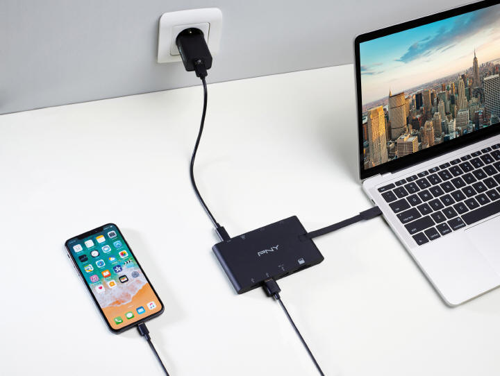 PNY All-In-One USB-C Mini Portable Dock