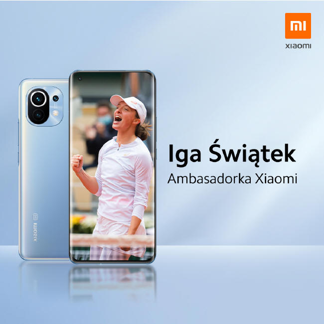 Iga witek ambasadork Xiaomi