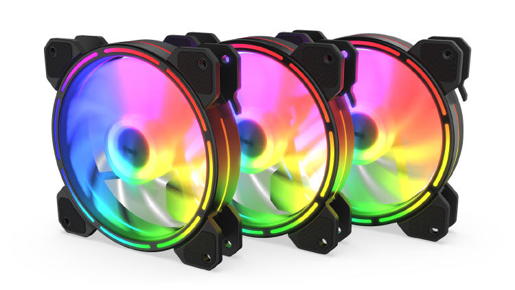 KRUX Lunar 120 mm KIT ARGB – zestaw generatorów tęczotornada