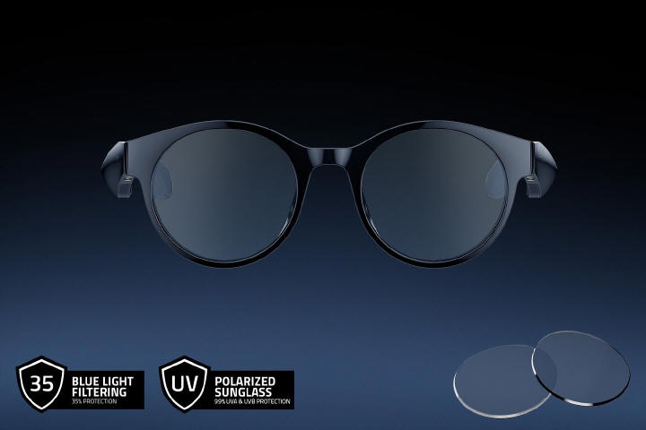 Inteligentne okulary Razer Anzu - ochrona oczu i dźwięk open-ear