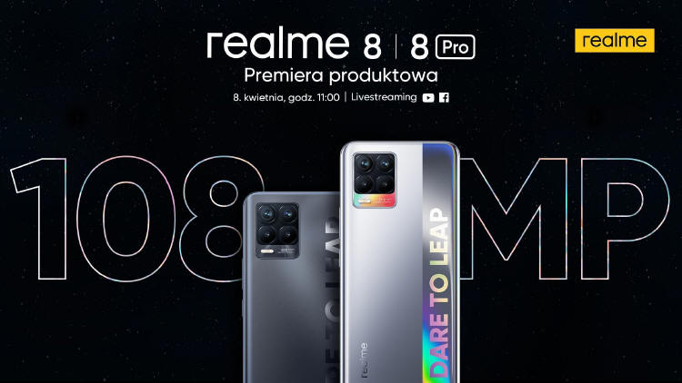 Seria 8 od realme zadebiutuje w Polsce ju 8 kwietnia