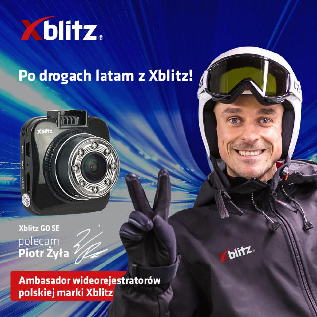 Piotr Żyła ambasadorem kamer samochodowych polskiej marki Xblitz