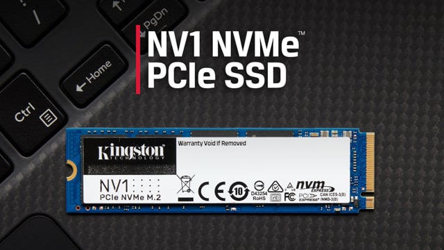 Kingston Digital wprowadza na rynek dyski SSD NVMe PCIe zserii NV1