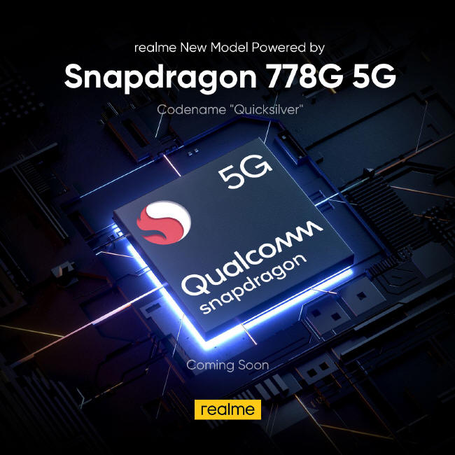 Snapdragon 778G 5G w nowym smartfonie realme ’Quicksilver’