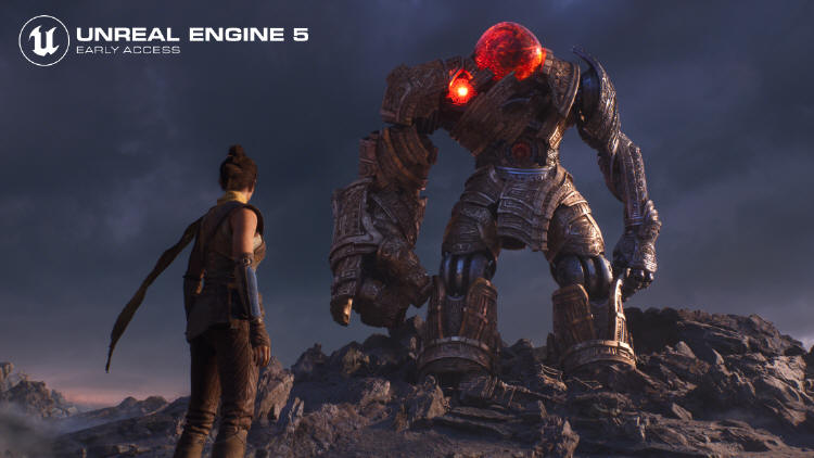 Silnik Unreal Engine 5 tworzony na procesorach AMD
