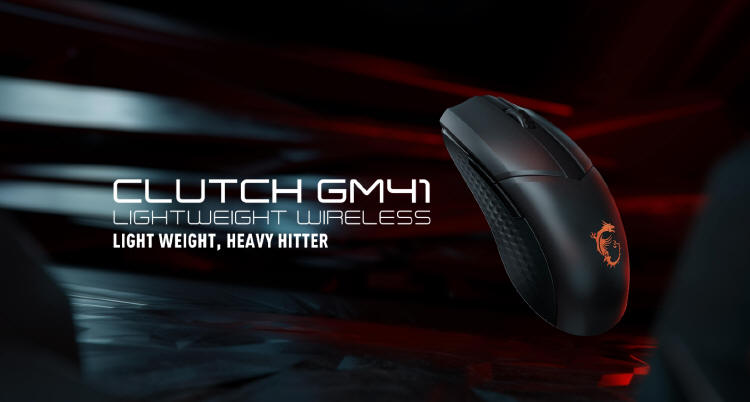 MSI CLUTCH GM41 Lightweight Wireless