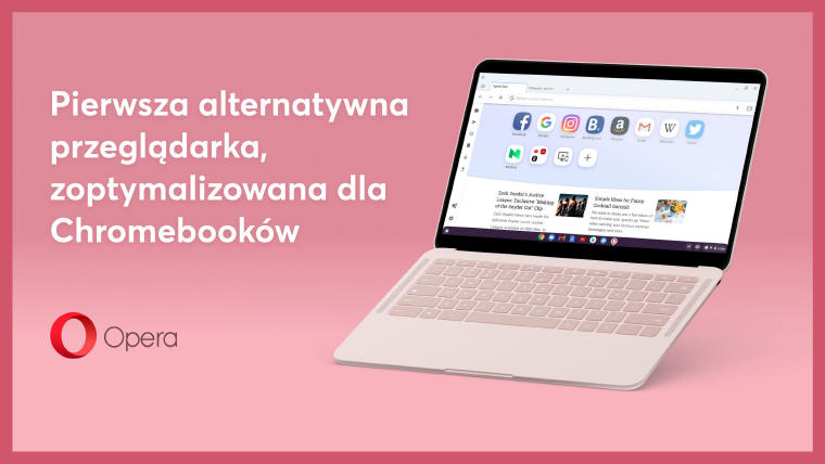 Opera z przeglądarką zoptymalizowaną na Chromebooki