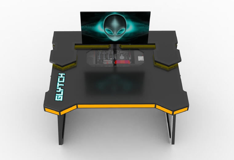 Glytch Battle Station - komputer biurkowy w dosownym znaczeniu...