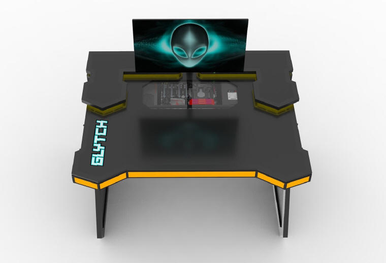 Glytch Battle Station - komputer biurkowy w dosłownym znaczeniu...