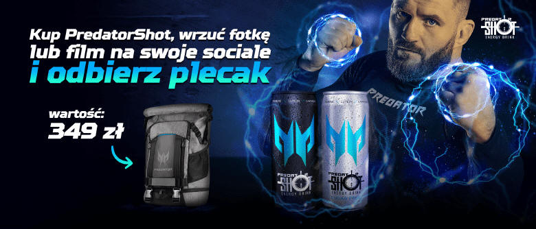 Acer - Plecak za zdjęcie z puszką napoju PredatorShot