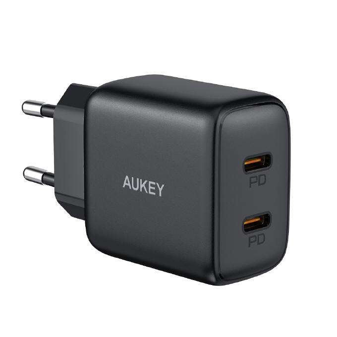 Cztery Ładowarki sieciowe Aukey