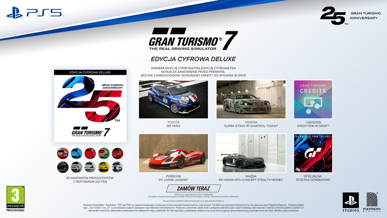Gran Turismo 7 dostpne w przedsprzeday