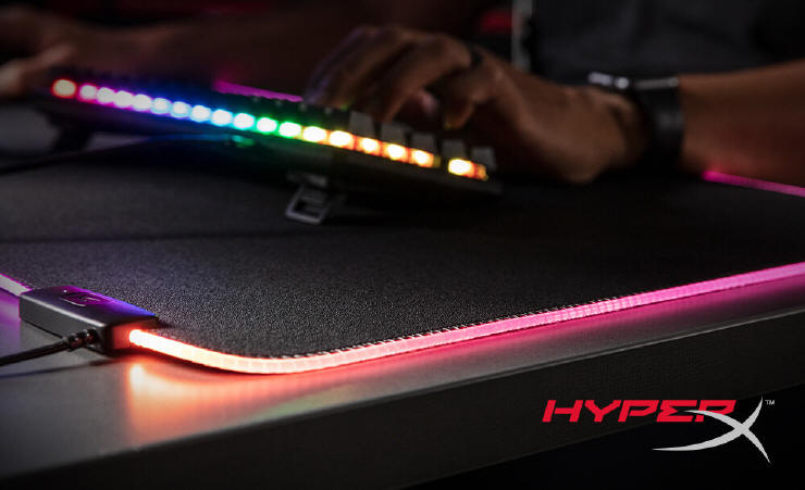 HyperX prezentuje now podkadk gamingow Pulsefire Mat RGB