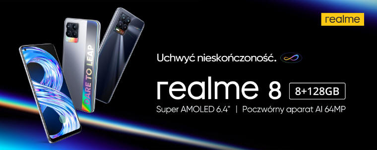 realme 8 w wersji 8/128 GB trafił do Polski