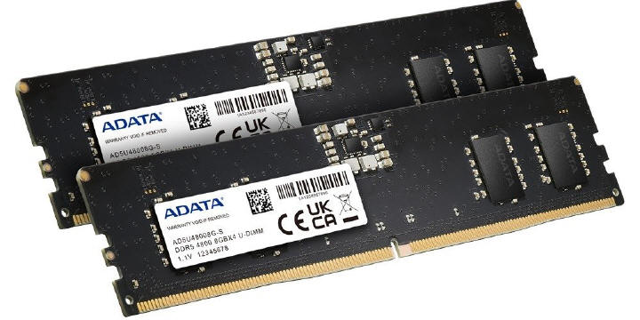 Nowe moduły pamięci DDR5-4800 od ADATA