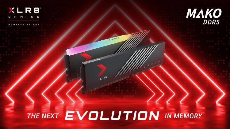 PNY - specyfikacja pamici DDR5 z serii XLR8 Gaming i Performance