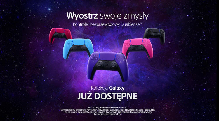 SONY - nowe kolory kontrolerów DualSense