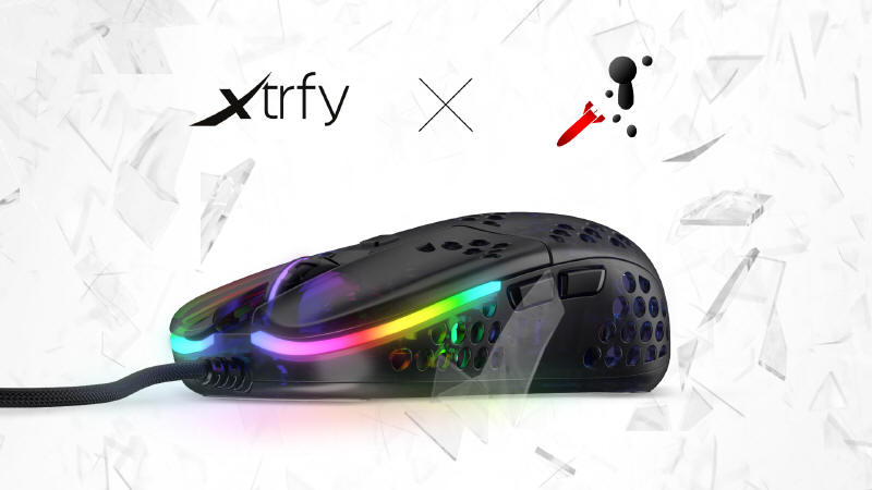 Xtrfy i Rocket Jump Ninja prezentują ultra-lekką myszkę